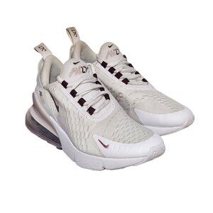 Nike Air Max 270 White Platinum Violet GS 943345-119 Sneakers Youth 3.5Y